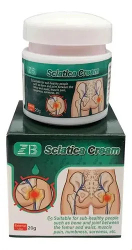 Crema Para Ciática Alivio De Dolor Lumbar Y Piernas 20g