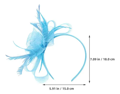 W; Pinza For El Pelo Veil Fascinator For Sombrero, Fiesta De