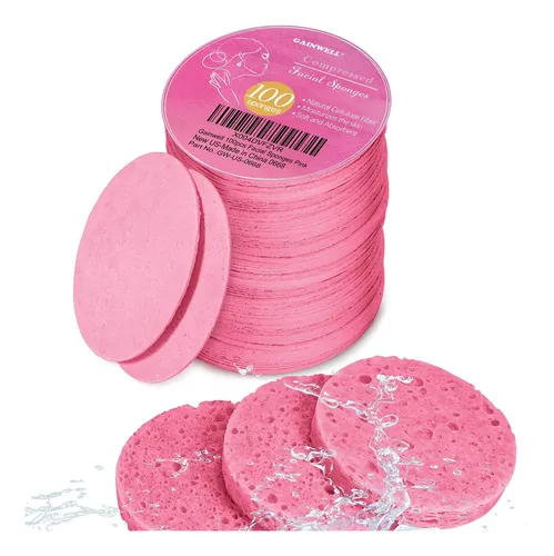 1gainwell 100pcs Compressed Facial Sponges,2