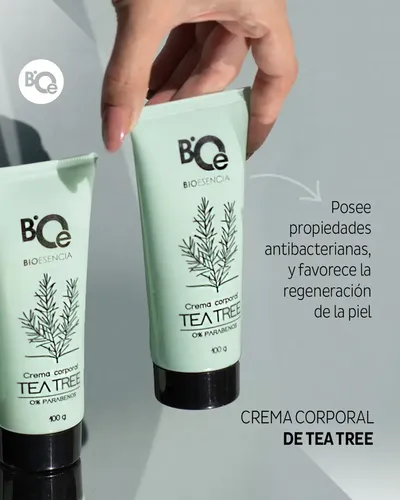 Crema Con Tea Tree Antivirales Antibacterial Con Árnica