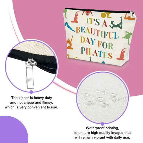 Sazuwu Regalos Para Amantes Del Yoga Bolsa De Maquillaje Reg