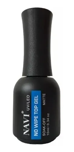 Top Coat Matte Navi Gel Soak – Off 10ml Uv/led Premium Color Transparente