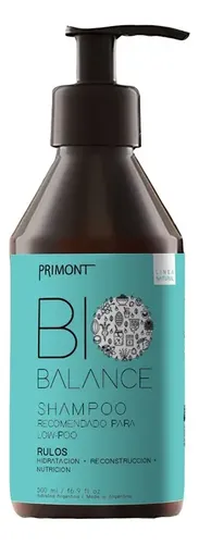 Primont Bio Balance Shampoo Vegano Low Poo Pelo Rulos 500ml