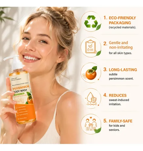 Gel De Ducha Corporal Persimón Desodorante 100 Ml