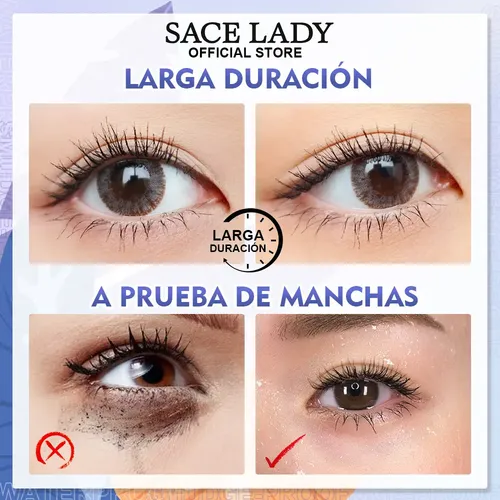 Sace Lady Máscara Para Pestañas Resistente Al Agua Y