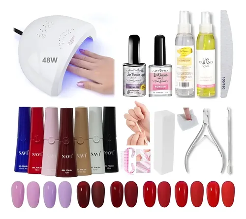 Kit Inicial X13u Cabina Led Uv 48w Kapping Gel Uv Completo!!