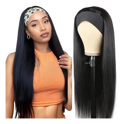 Diadema Negra Para Pelo Largo Y Liso