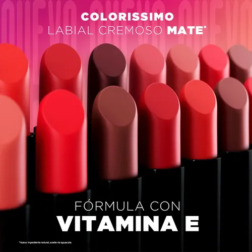 Labial Mate En Barra Vogue Colorissimo