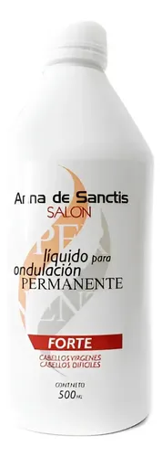 Liquiado Anna De Sanctis Ondulacion Permanente Pelo 500 Ml Fuerza Forte