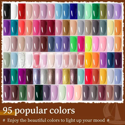 Kit De Esmalte De Uñas En Gel Jodsone 95 Colores 5ml