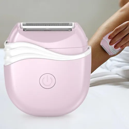 Afeitadora Eléctrica Para Mujer, Recortadora De Bikini Rosa