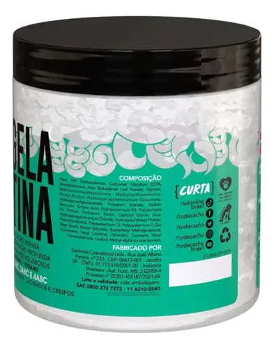 Salon Line Gelatina Babosa Hidratación Y Volumen 550g