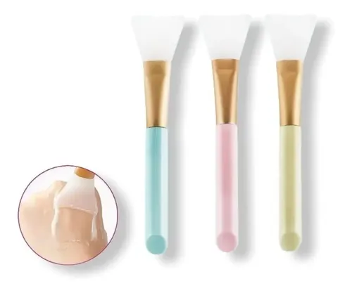 Brocha Pincel Silicona Para Mascarilla Cosmetologia Makeup