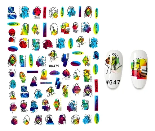 Stickers Para Uñas – Autoadhesivos – Nail Art