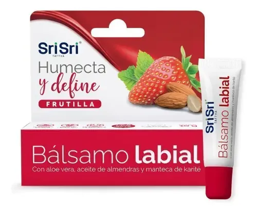 Balsamo Labial – Sri Sri – Sabor Frutilla – Sin Tacc -vegano