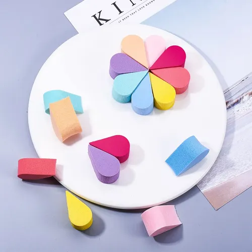 Esponjas De Maquillaje Wandic, 16 Unidades, 8 Colores, Batid