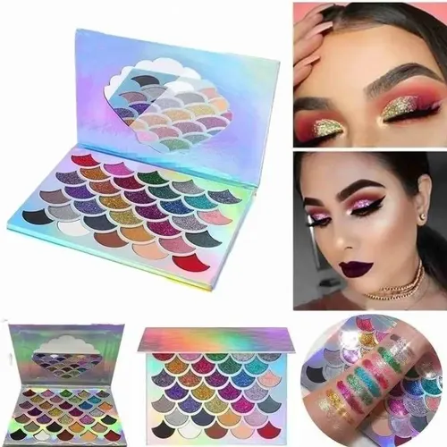 The Original Mermaid Glitter Palette By Cleof Cosmetics