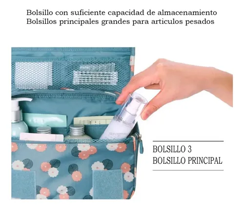 Portacosmeticos Neceser Organizador Viaje Maquillaje Bolso