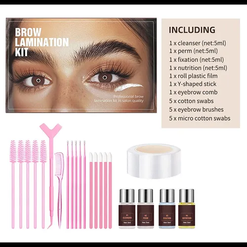 Set De Permanente Para Cejas En Bolsa, Conjunto De Permanent