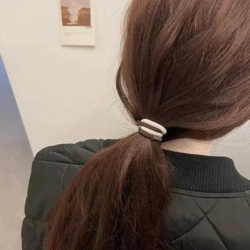 10 Piezas De Accesorios Para El Cabello Con Diademas De Alta Negro