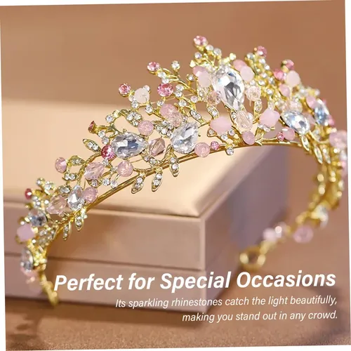1pc Tiaras Y Coronas For Mujeres, Corona De Princesa Con