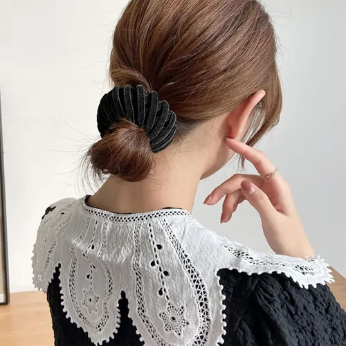 Pinzas Para El Pelo Con Forma Nido Pájaro, Cintas Y Pinzas Negro