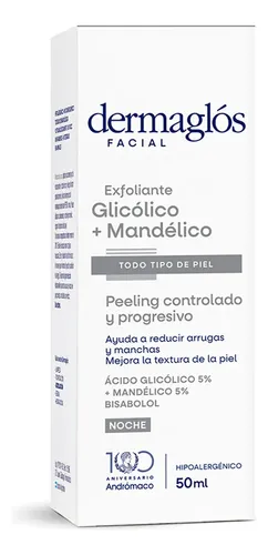 Dermaglós Facial Glicólico+ Mandelico Efecto Peeling X 50ml