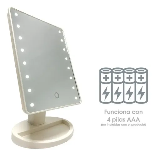 Espejo 16 Luces Led Para Maquillaje Con Pie E153 Jessamy