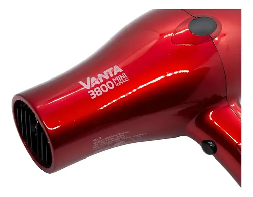 Secador De Pelo Vanta Profesional 3800 Mini Compact Rojo