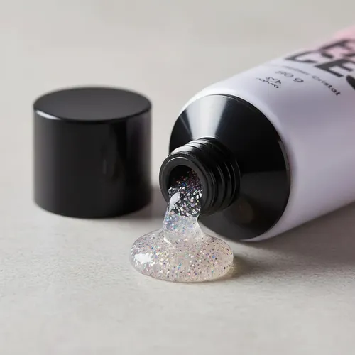 Gel Glitter Cristal Faces Natura 80 Gr Brillo Iluminador Gel