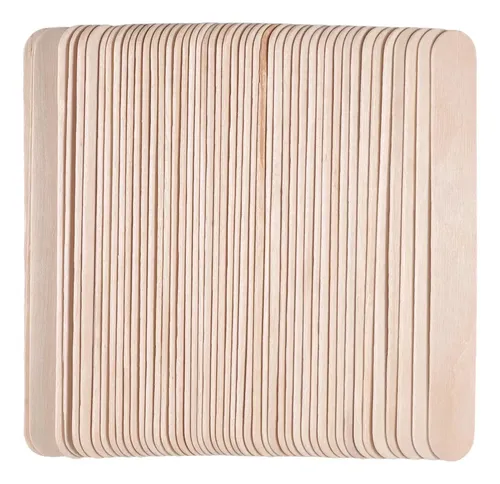 Craft Wood Sticks, Espátula Para Encerar Qudaily, 500 Unidad