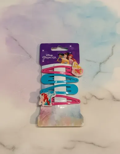 Set Hebillas Princesas Accesorio De Pelo Original Disney