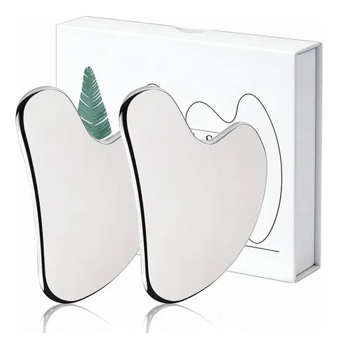 2 Piezas De Gua Sha, Gua Sha Acero Inoxidable, Herramienta