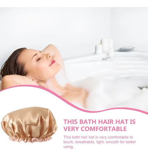 Gorro De Baño Elástico Y Transpirable Para Mujer