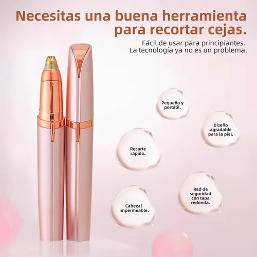 C*depilador Eléctrico Recargable Para Rostro Y Cejas
