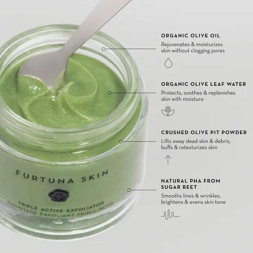 Exfoliante Facial Triple Acción Furtuna Skin 2.82 Oz