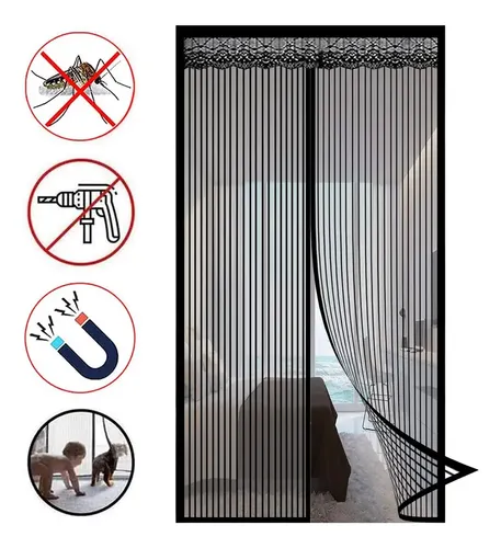 Cortina Magnética Anti Mosquitos 100x210cm