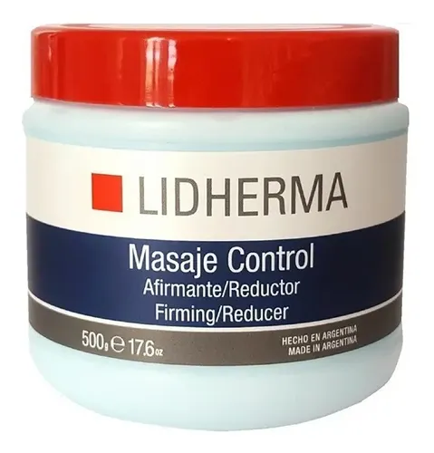 Crema Reductora Para Cuerpo Lidherma Corporal Masaje Control En Pote De 500ml/500g