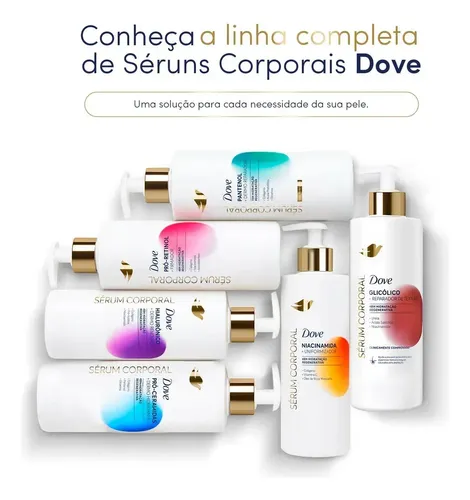 Sérum corporal hidratante con glicólico Dove y reparador de texturas 380 ml