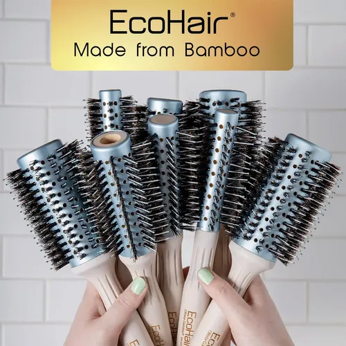 Cepillo De Pelo Olivia Garden Ecohair Redondo De Bambú De 5,