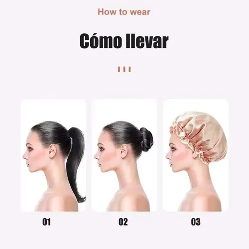 5 Gorros De Baño Impermeables Para Ducha Mujer Doble