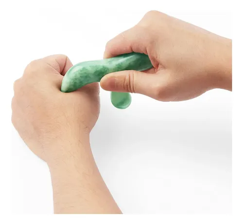 Masajeador Leosense De Jade 10×6×1,6cm  Herramienta Gu