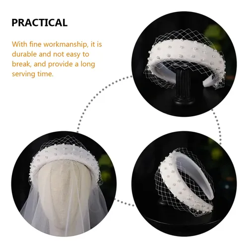 Diadema De Perlas, Diadema De Boda, Accesorio Para El Pelo D