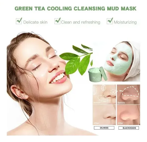 Ma/ Mascarilla De Arcilla De Té Verde, Limpieza Profundax