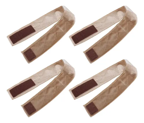 Correa Elástica For Peluca, 4 Piezas, Muñequera Flexible, .