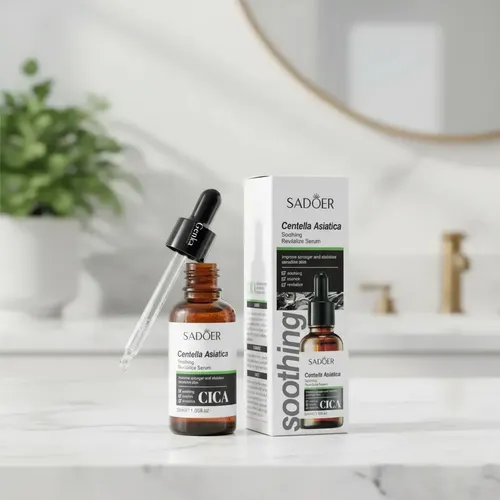 Serum Facial Cica Centella Asiatica Calmante 30ml Sadoer Todo Tipo De Piel Día/noche