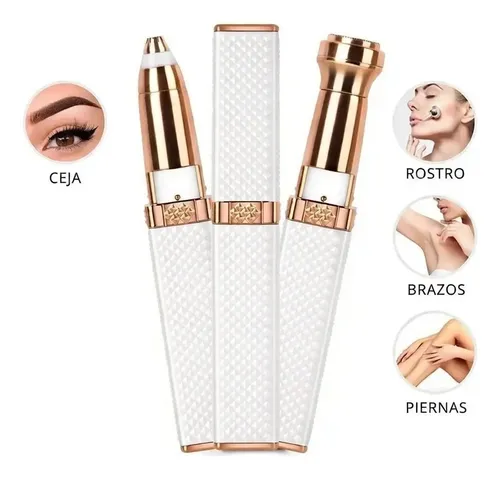 Depilador 2 En 1 Facial Cejas Indolora Recargable Usb