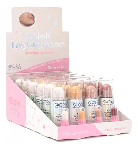 Kit X24 Iluminadores En Barra Highlighter Skora Cremosos