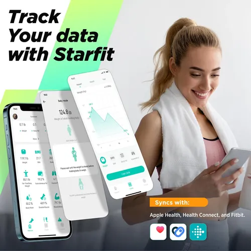 Báscula Inteligente Runstar Para Peso Corporal Y Porcentaje