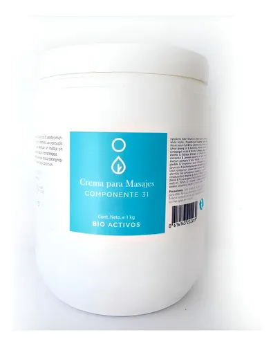Crema Para Masajes Corporales Componente 31 X 1000 Grs Icono